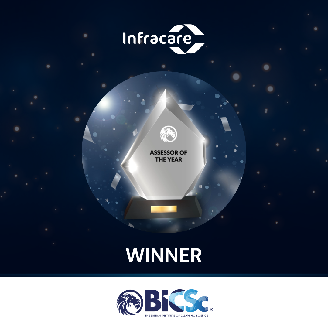 Infracare’s Soft Services Trainer wins Assessor of the Year at the BICSc Awards 2023