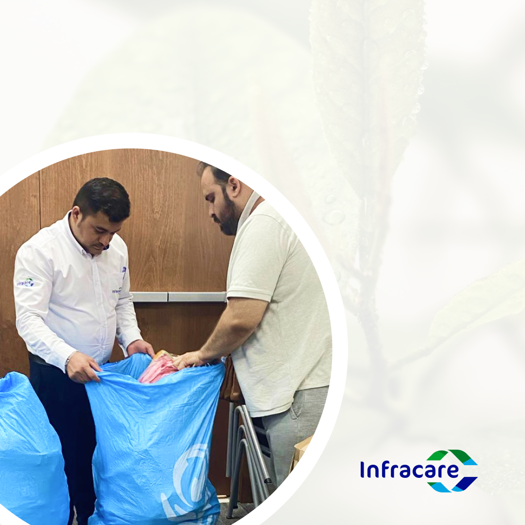 Infracare employees champion sustainability with Kiswa partnership