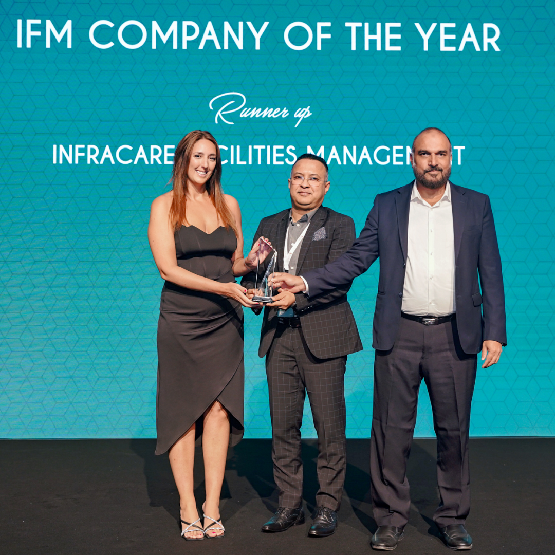 Infracare Celebrates Runner-Up Win for IFM Company of the Year at Smart Built Environment Awards 2023